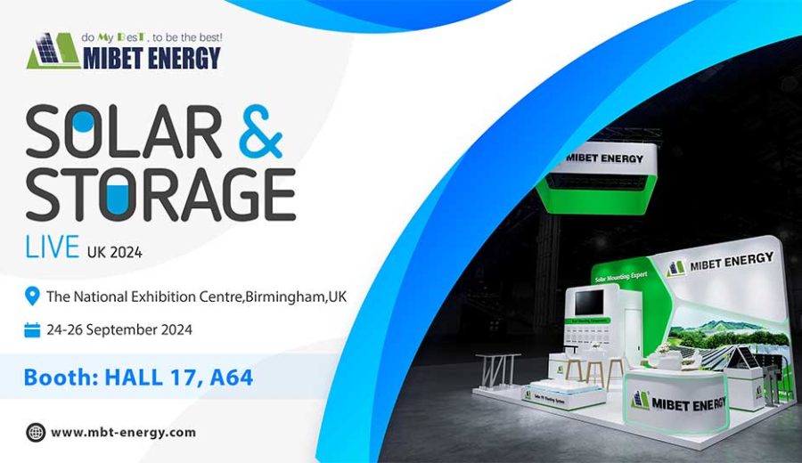 Treffen Sie Mibet auf der Solar & Storage Live UK 2024 in Birmingham