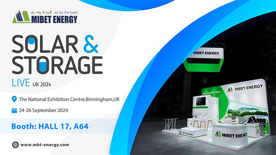 Treffen Sie Mibet auf der Solar & Storage Live UK 2024 in Birmingham